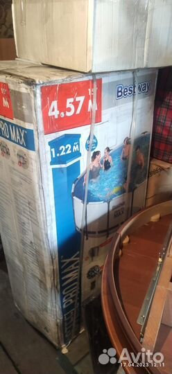 Каркасный бассейн новый