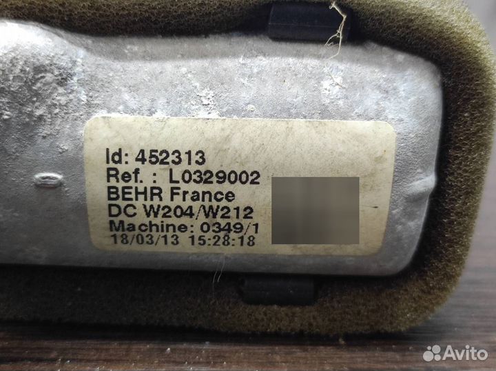 Радиатор печки Mercedes w212 w204 w207 w218