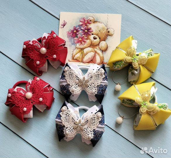 Подарочный бокс бантиков для волос