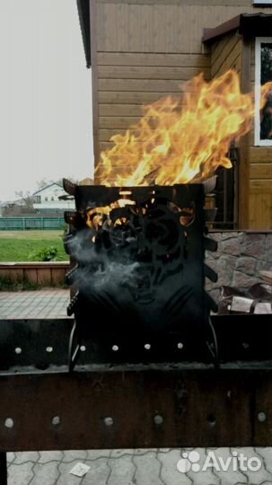 Мангал вертикальный новинка