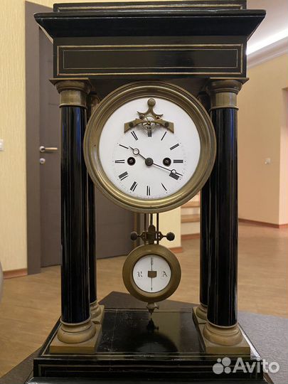 Каминные часы Chevaye Brevete Paris 1872