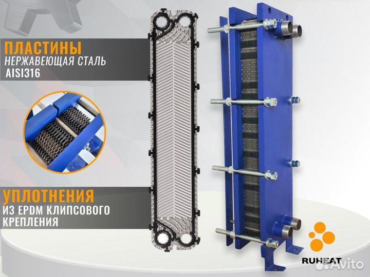 Теплообменник Ридан нн08 (аналог)