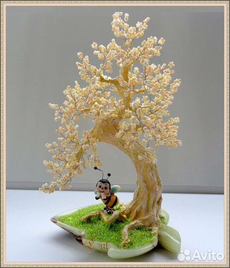 Деревья из бисера