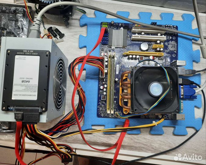 Комплект мать + Amd Phenom x4 945 + SSD