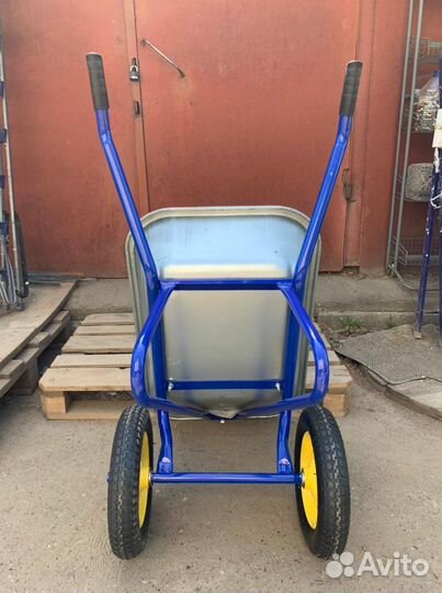 Тачка строительная двухколесная 200кг