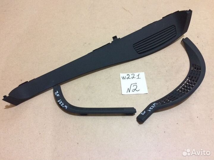 Накладка торпедо Mercedes W221 3.5