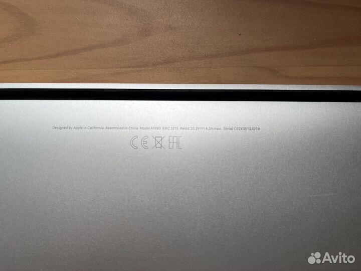 Apple MacBook Pro 15 2018 512Gb