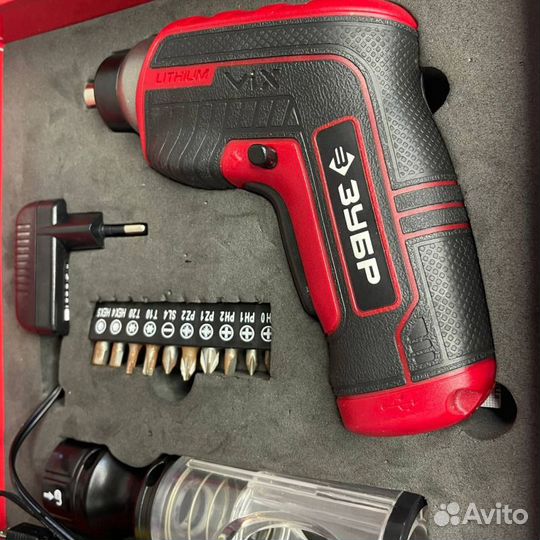 Аккумуляторная отвертка зубр зо-Е-3.6 Ли