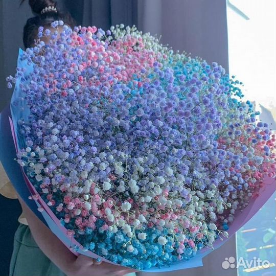 Букет из Гипсофилы. Цветы. Доставка