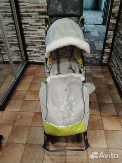 Санки коляска ника