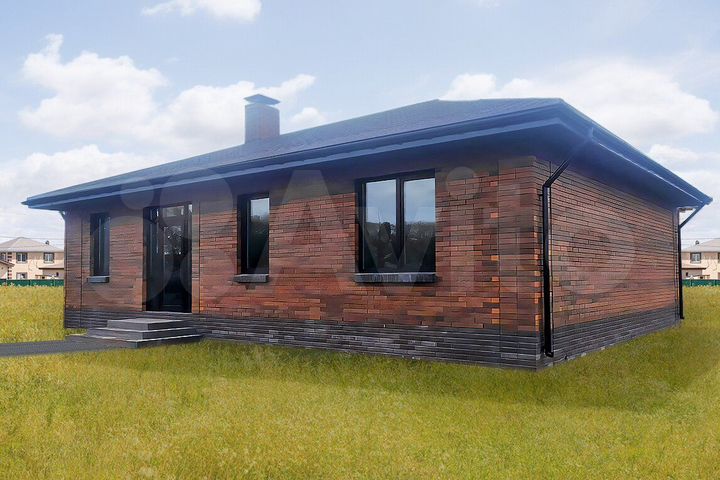 Дом 100 м² на участке 8 сот.