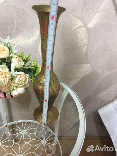 Ваза латунь