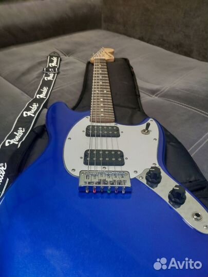 Электрогитара fender squier bullet mustang HH impb