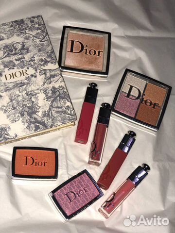 Dior хайлайтер тени помады