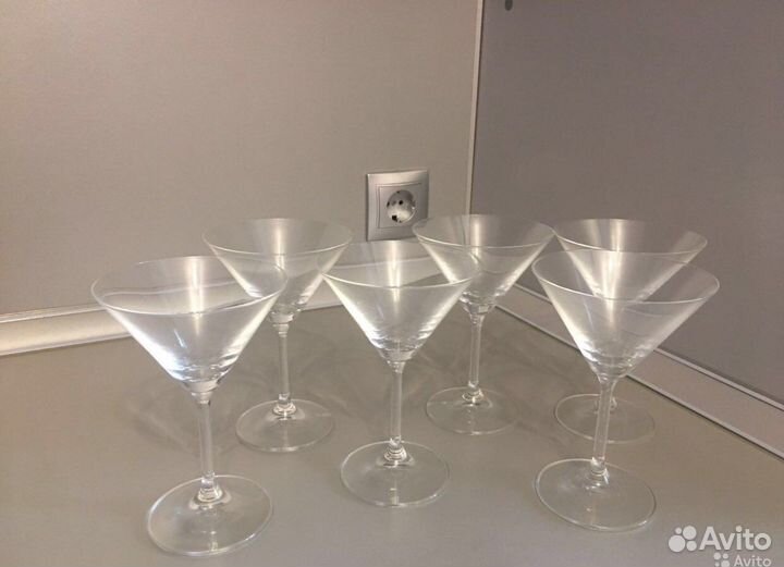 Набор фужеров новый 6 шт