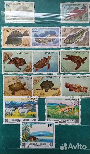 Коллекция марок СССР и соцстраны 70-80х гг