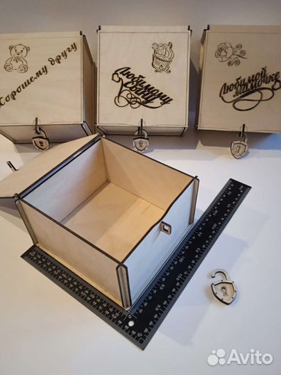 Коробки подарочные из фанеры ручной работы
