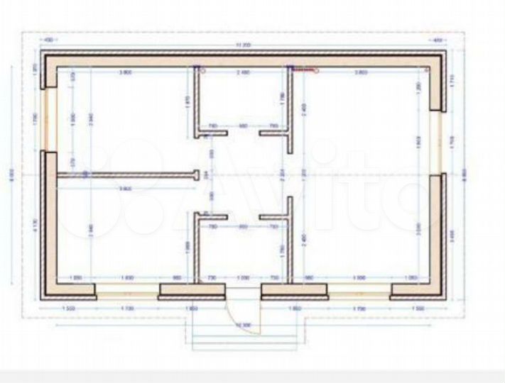 Дом 60 м² на участке 10 сот.