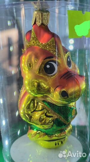 Елочные игрушки мальчик, девочка в платке с куклой