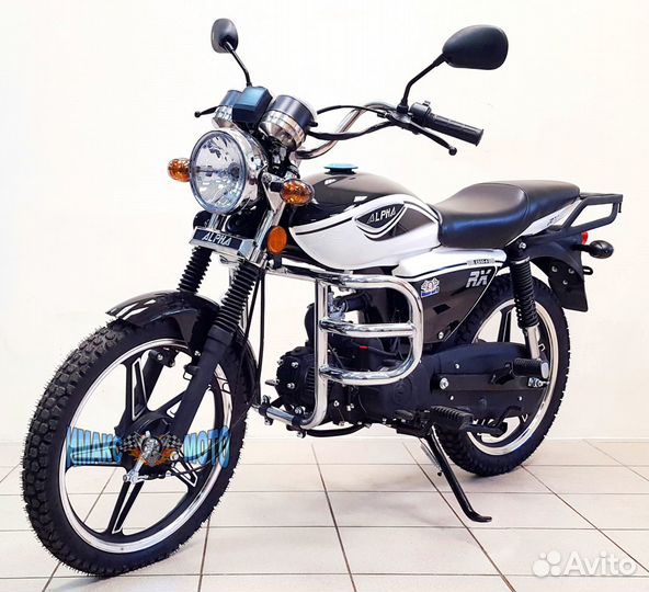 Мопед Альфа RX 11 black/white