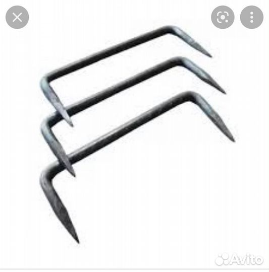 Скоба строительная