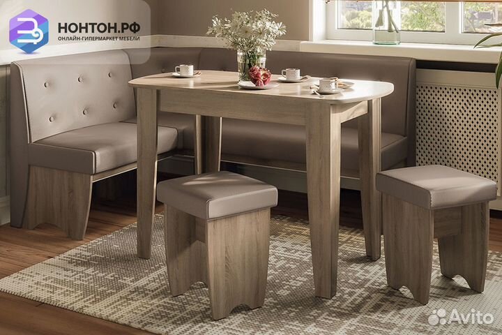 Кухонный уголок Барселона дуб сонома трюфель / мик