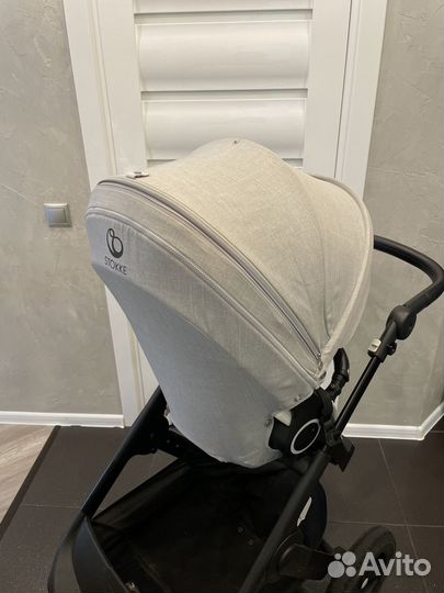 Коляска stokke trailz+Зимний комплект и дождевик