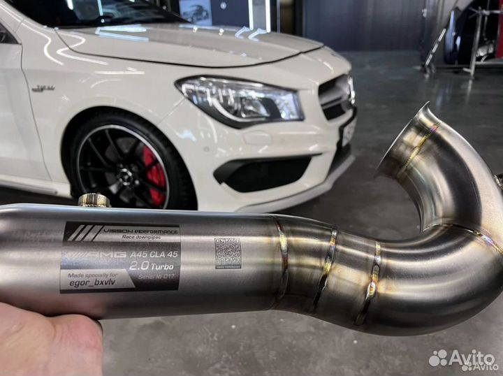 Даунпайп A45 AMG