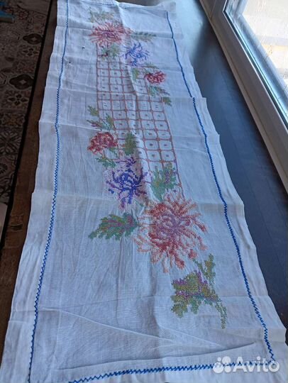 Салфетка вышивка ретро