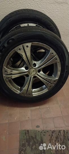 Продам летние колеса 5х114'3 резина 215/55 R17