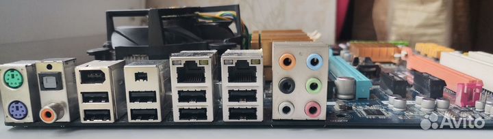 Материнская плата + процессор Intel (LGA 775)