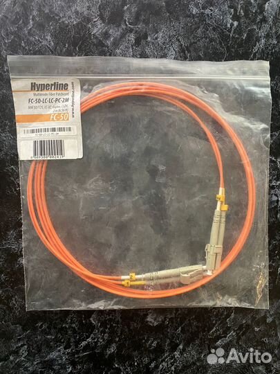 Патчкорд и оптика Hyperline 2м, 3м