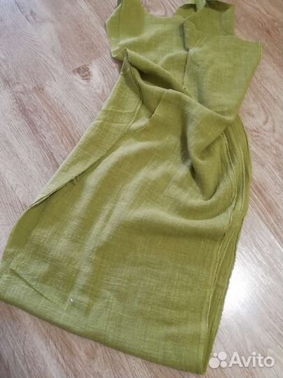 Отрезы ткани лен для рукоделия