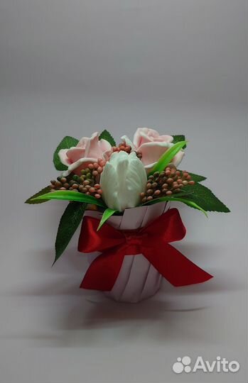 Букетики из мыла
