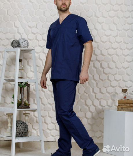 Медицинский костюм мужской/женский 38,42,50,60,64