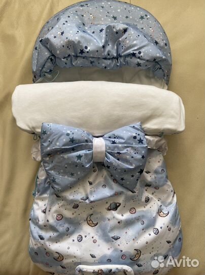 Комплект на выписку(комбинезон+конверт)