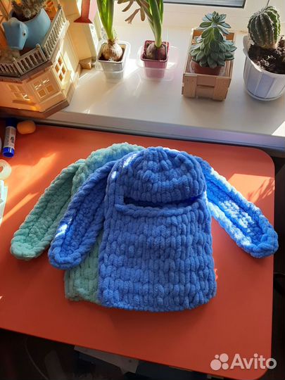 Шапка балаклава с ушами