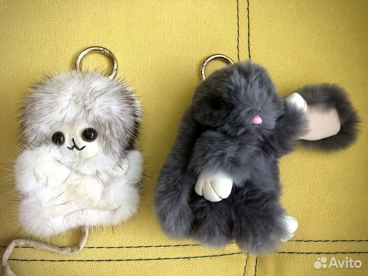 Кролик зайка брелок игрушка новый