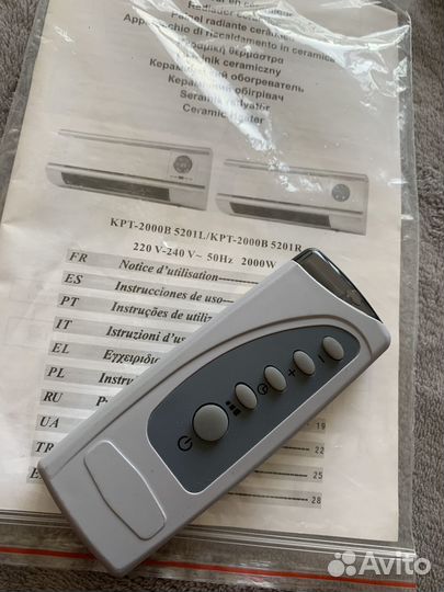 Пульт управления отопителя керамического