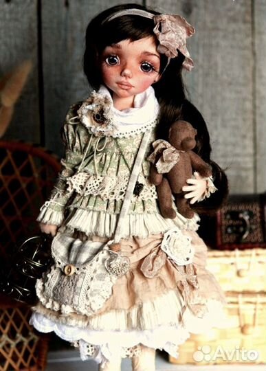 Текстильная кукла ручной работы