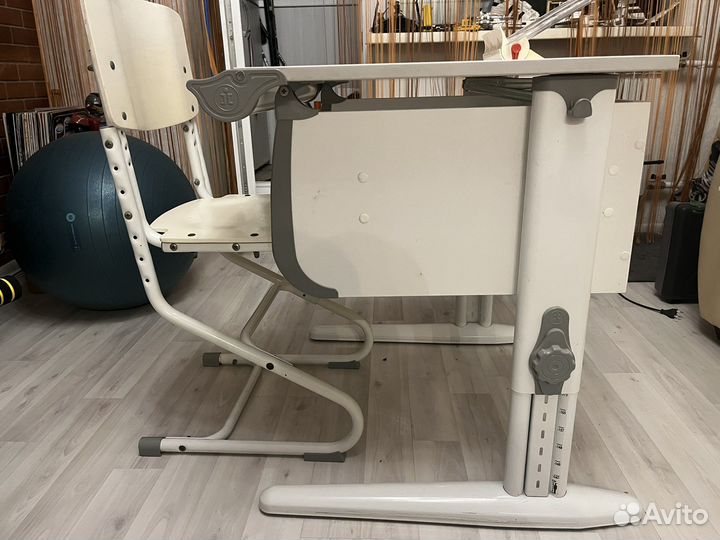 Растущая парта и стул дэми