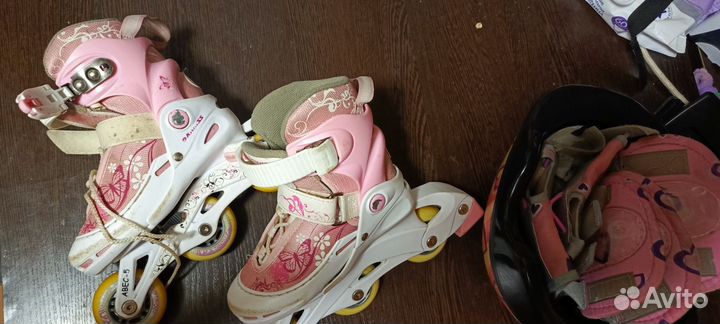 Ролики- раздвижные с защитой