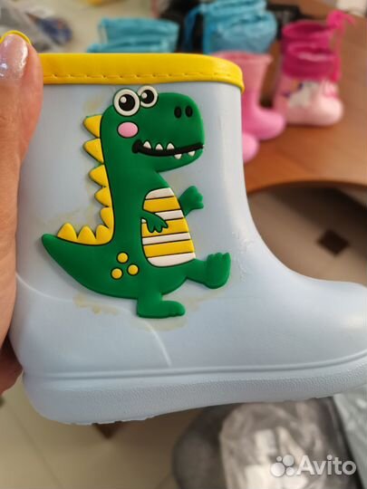 Детские резиновые сапоги