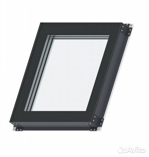 Мансардное окно из профиля Rehau глухое 740x1240 м