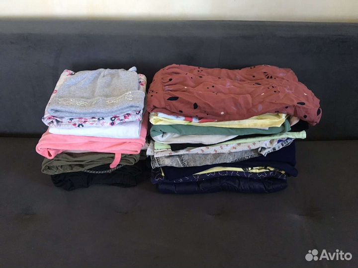 Вещи на девочку 122-128 см, 22 штук