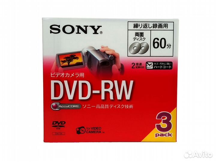 Диски 8см DVD-R DVD-RW для видеокамер