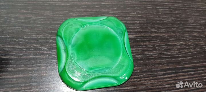 Пепельницы малахитовой стекло