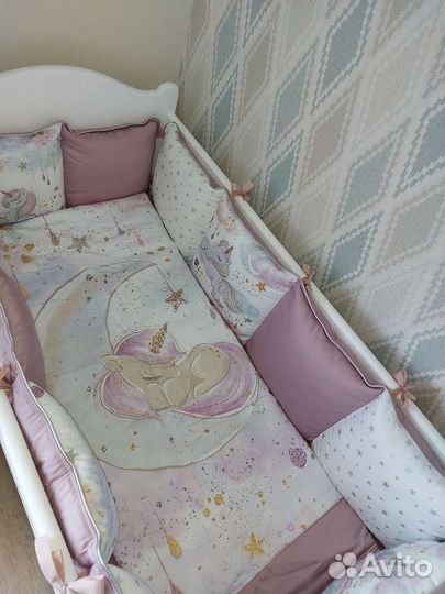 Бортики в детскую кроватку