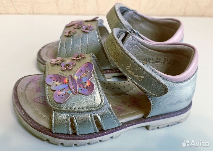 Сандалии для девочки 24 размер