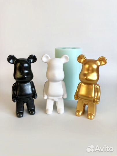 Силиконовая форма для гипса Bearbrick